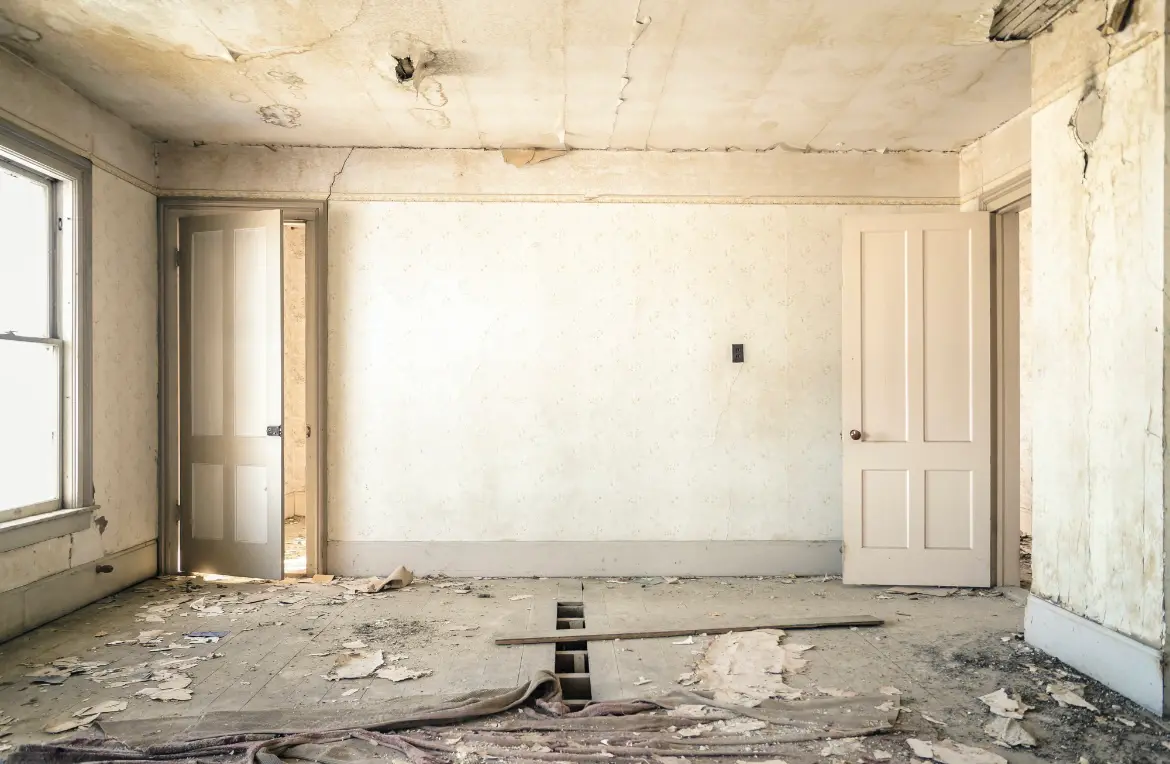 Waste disposal crew managing a cleanout project in Indian Head